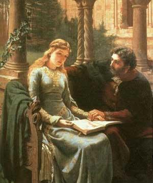 Edmund Blair Leighton Abaelard und seine Schulerin Heloisa oil painting picture